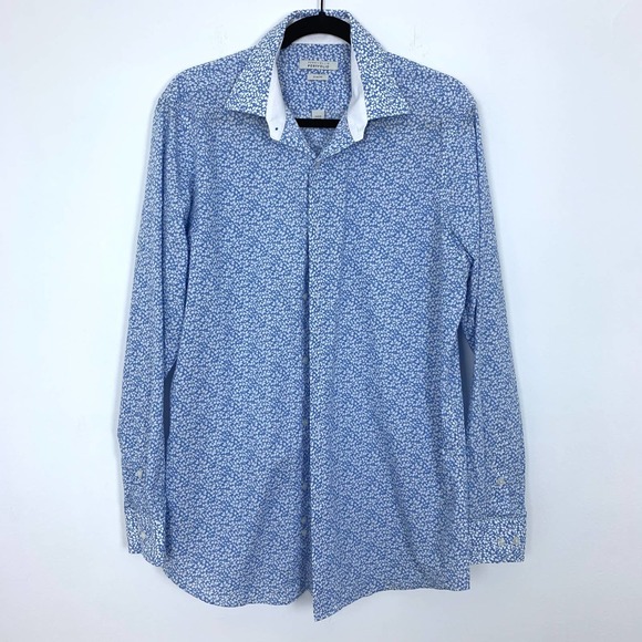 Perry Ellis Other - Perry Ellis Portfolio Slim Fit Floral Dress Shirt